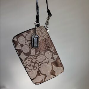 Rare Vintage Coach Patchwork Wristlet